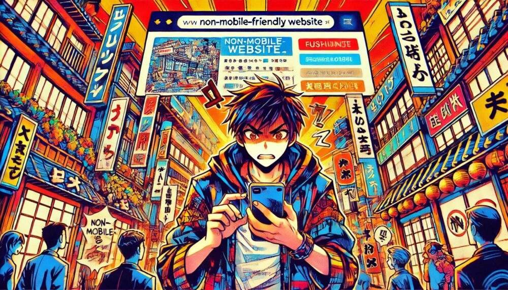 スマホ対応していない